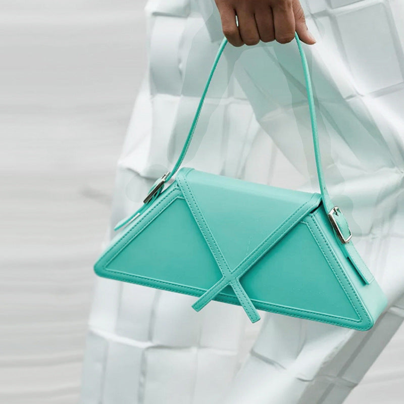 Sleek and Stylish Trapezoid Bag