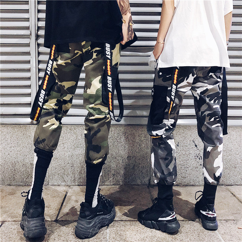 Camouflage Cargo Joggers