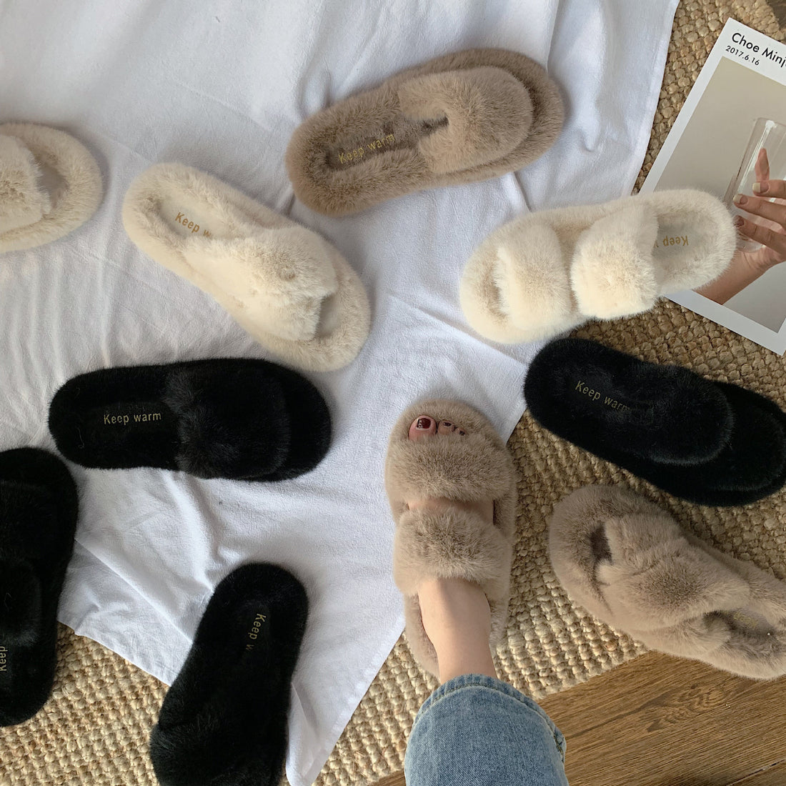 Cozy and Chic: Hairy Slippers for Women