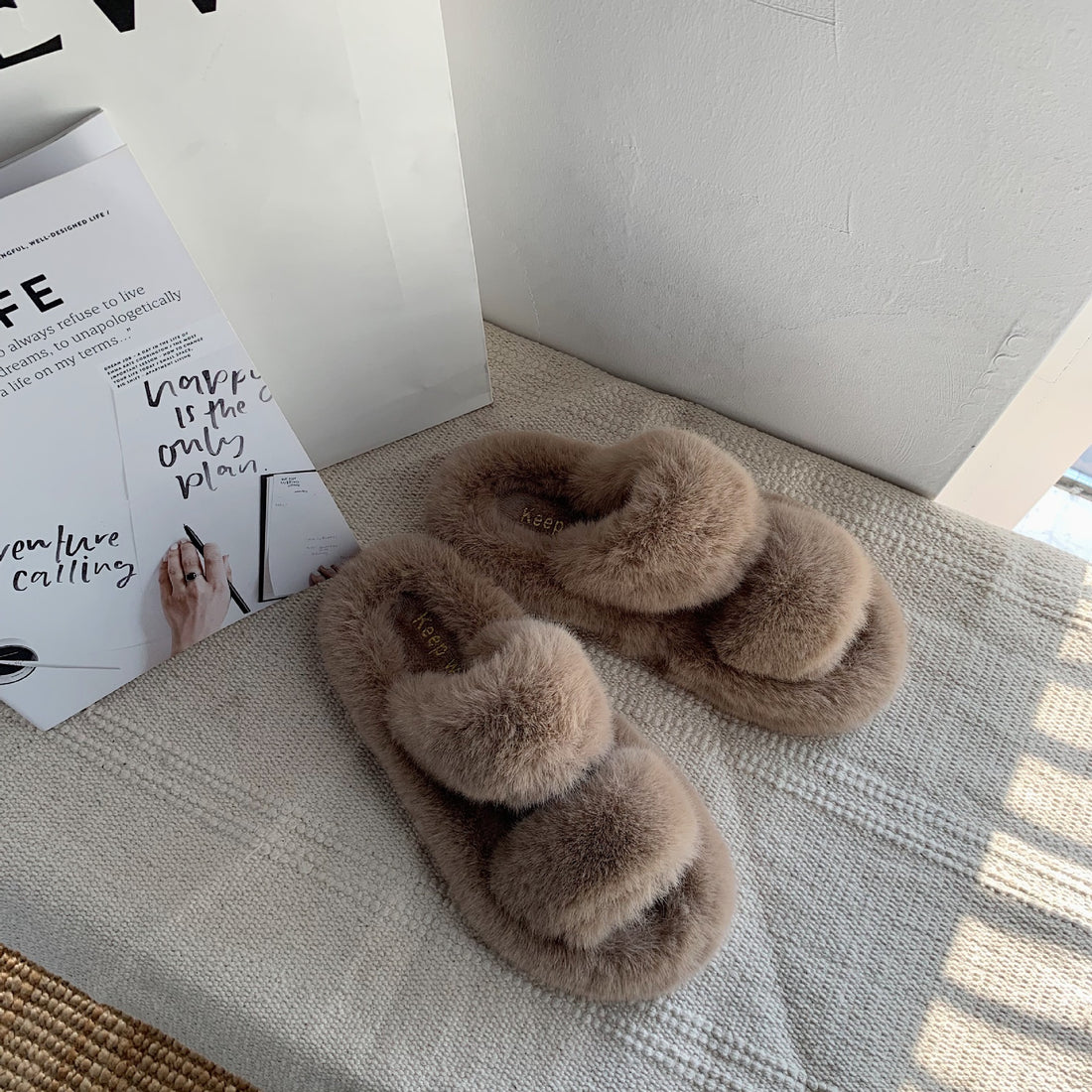 Cozy and Chic: Hairy Slippers for Women