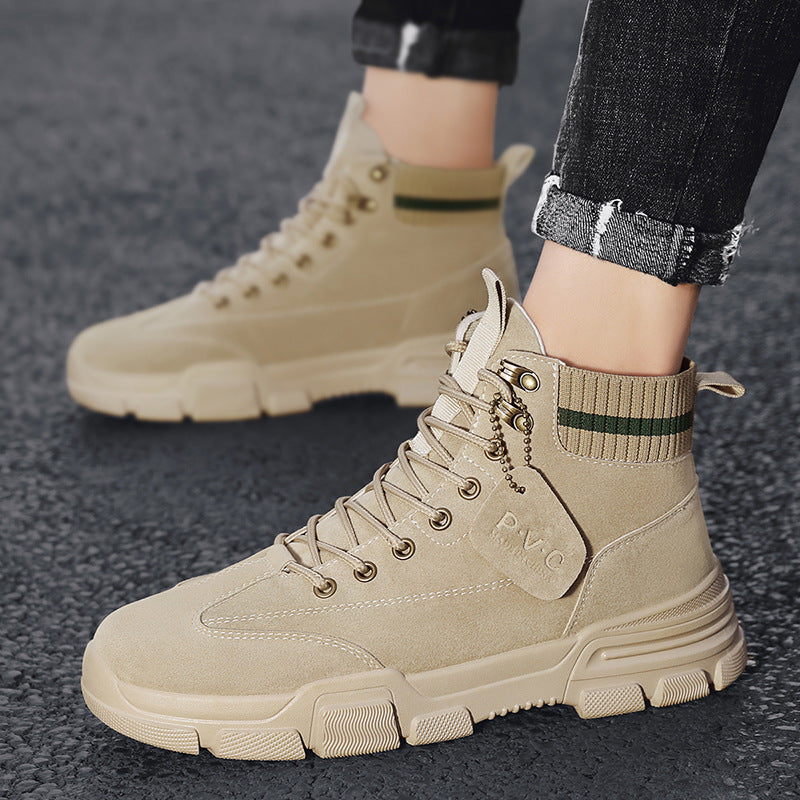 Classic High-Top Leather Boots